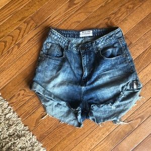 One teaspoon high waisted bandit shorts